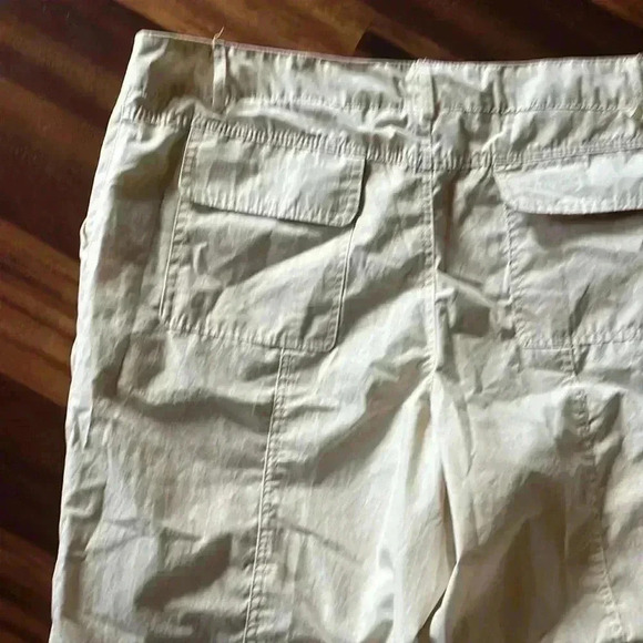 Faded Rose Essentials Cargo Cream Tan Pants size XL extra large - Picture 6 of 9